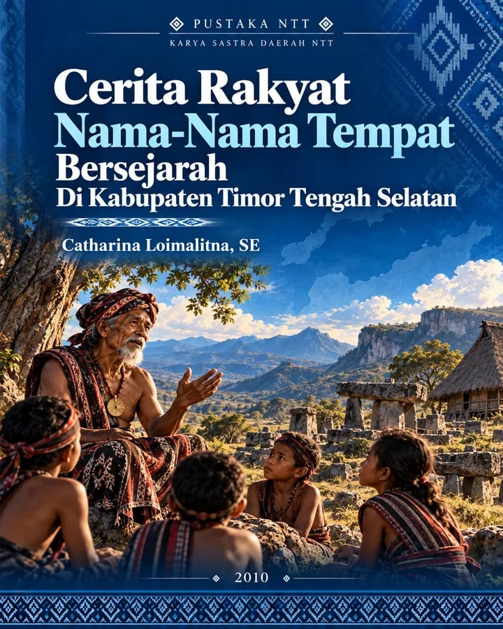 Sampul Cerita Rakyat Nama-Nama Tempat Bersejarah di Kabupaten Timor Tengah Selatan